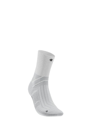 Run Performance Compression Socks, Mid Cut Hvid
