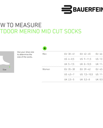 Outdoor Merino Compression Socks - Mid Cut, Herbal Green