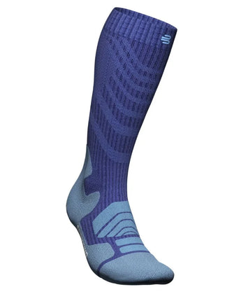 BAUERFEIND OUTDOOR MERINO PERFORMANCE Sock - HIGH CUT, Ocean Blue