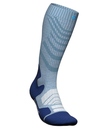 BAUERFEIND OUTDOOR MERINO PERFORMANCE Sock - HIGH CUT, Sky Blue