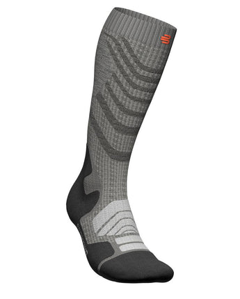 BAUERFEIND OUTDOOR MERINO PERFORMANCE Sock - HIGH CUT, Stone Grey