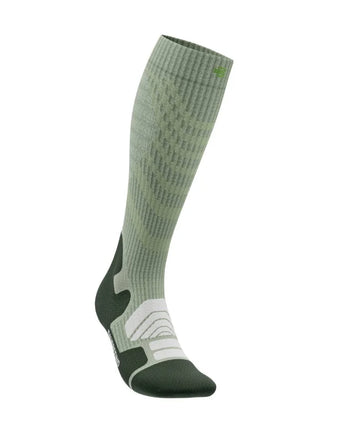 BAUERFEIND OUTDOOR MERINO PERFORMANCE Sock - HIGH CUT, Herbal Green