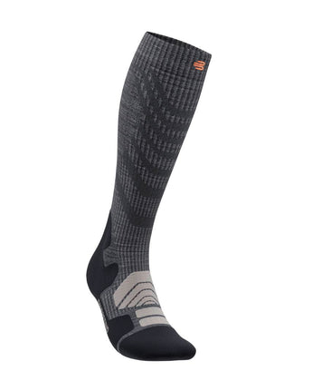 BAUERFEIND OUTDOOR MERINO PERFORMANCE Sock - HIGH CUT, Lava Grey