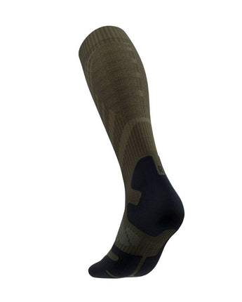 BAUERFEIND OUTDOOR MERINO PERFORMANCE Sock - HIGH CUT, Moss Green