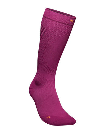 BAUERFEIND RUN ULTRALIGHT Compression Sock - HIGH CUT, Berry