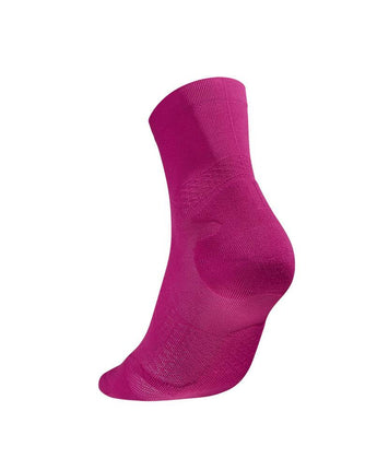 BAUERFEIND RUN ULTRALIGHT Compression Sock - MID CUT, Berry