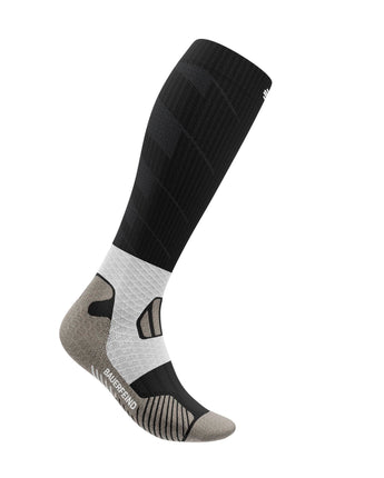 Trail RUN Compression Sock - High Cut, Garbon Black