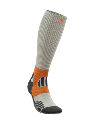 Trail Run Compression Sock - High Cut, Gravel Chalk