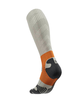 Trail Run Compression Sock - High Cut, Gravel Chalk