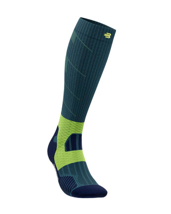 Trail Run Compression Sock - High Cut, Midnight Teal