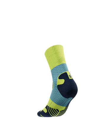 Trail Run Compression Sock - Mid Cut, Bright Lemon