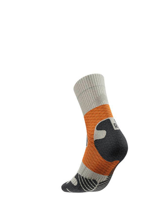 Trail Run Compression Sock - Mid Cut, Gravel Chalk