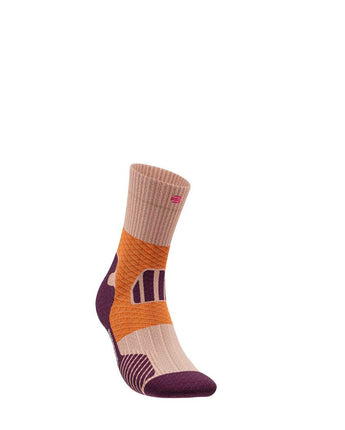 Trail Run Compression Sock - Mid Cut, Peach Sunrise