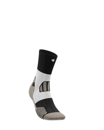 Trail RUN Comkression Sock - Mid Cut, Carbon Black